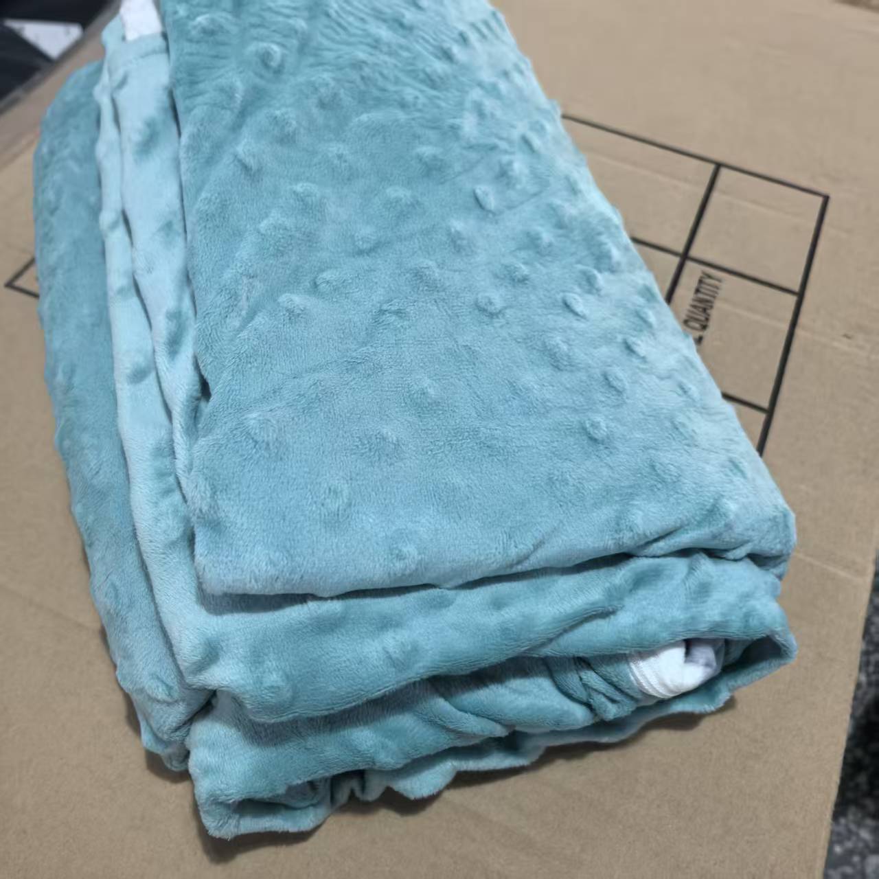 豆绿AB两面豆豆款被套，120*180