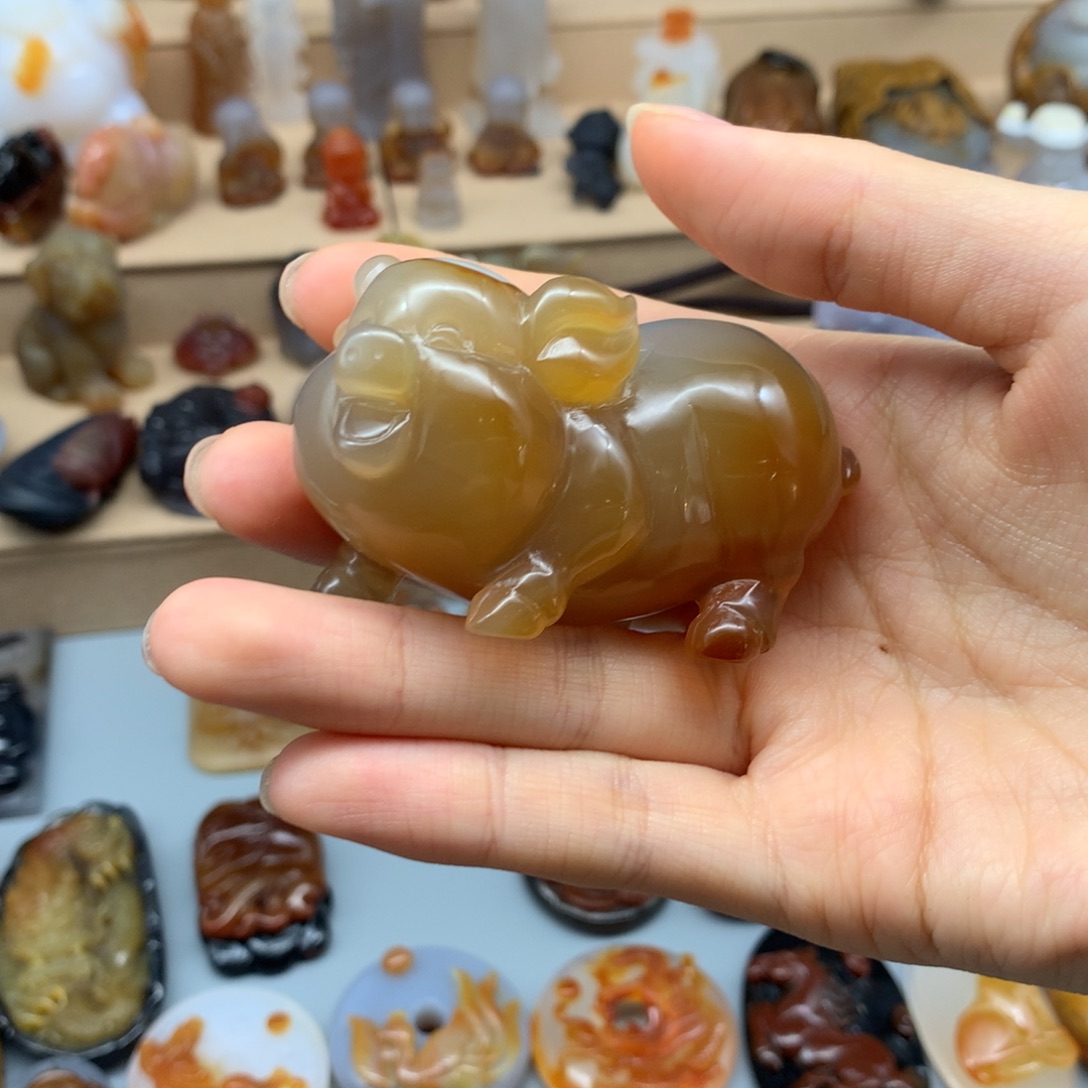 未镶嵌吊坠(赠链)玛瑙/玉髓