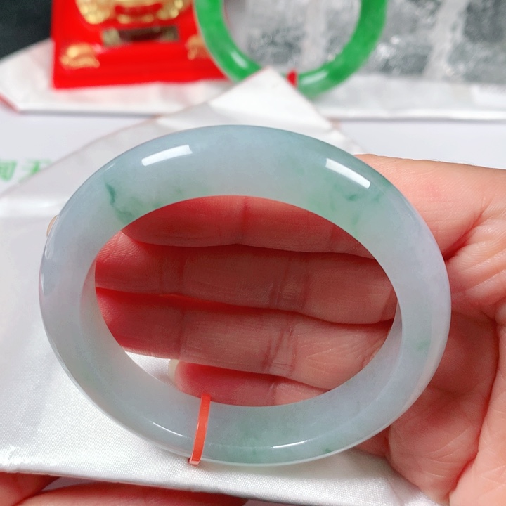 未镶嵌手镯翡翠   编号0294 正圈54+