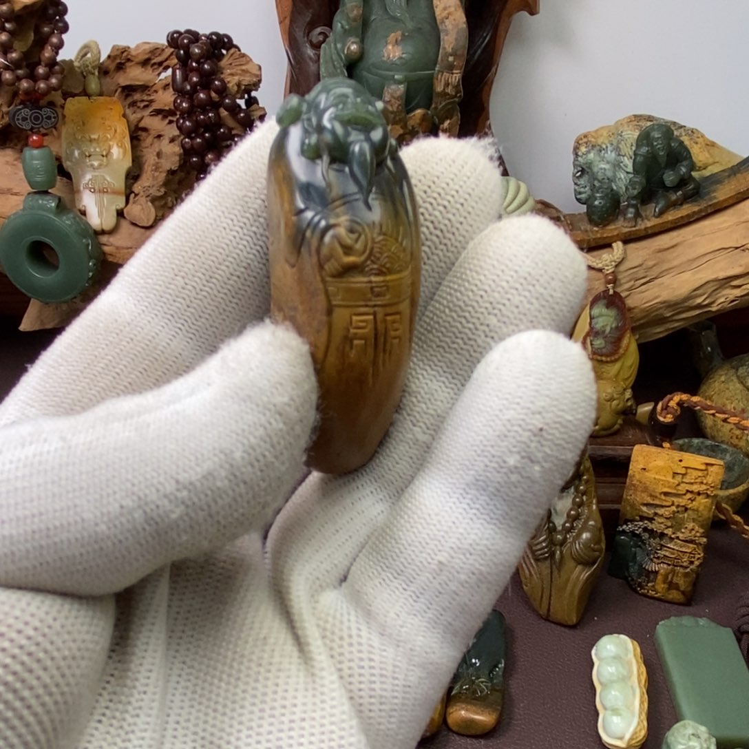 钢***2岫岩河磨玉（透闪石质玉）未镶嵌手链