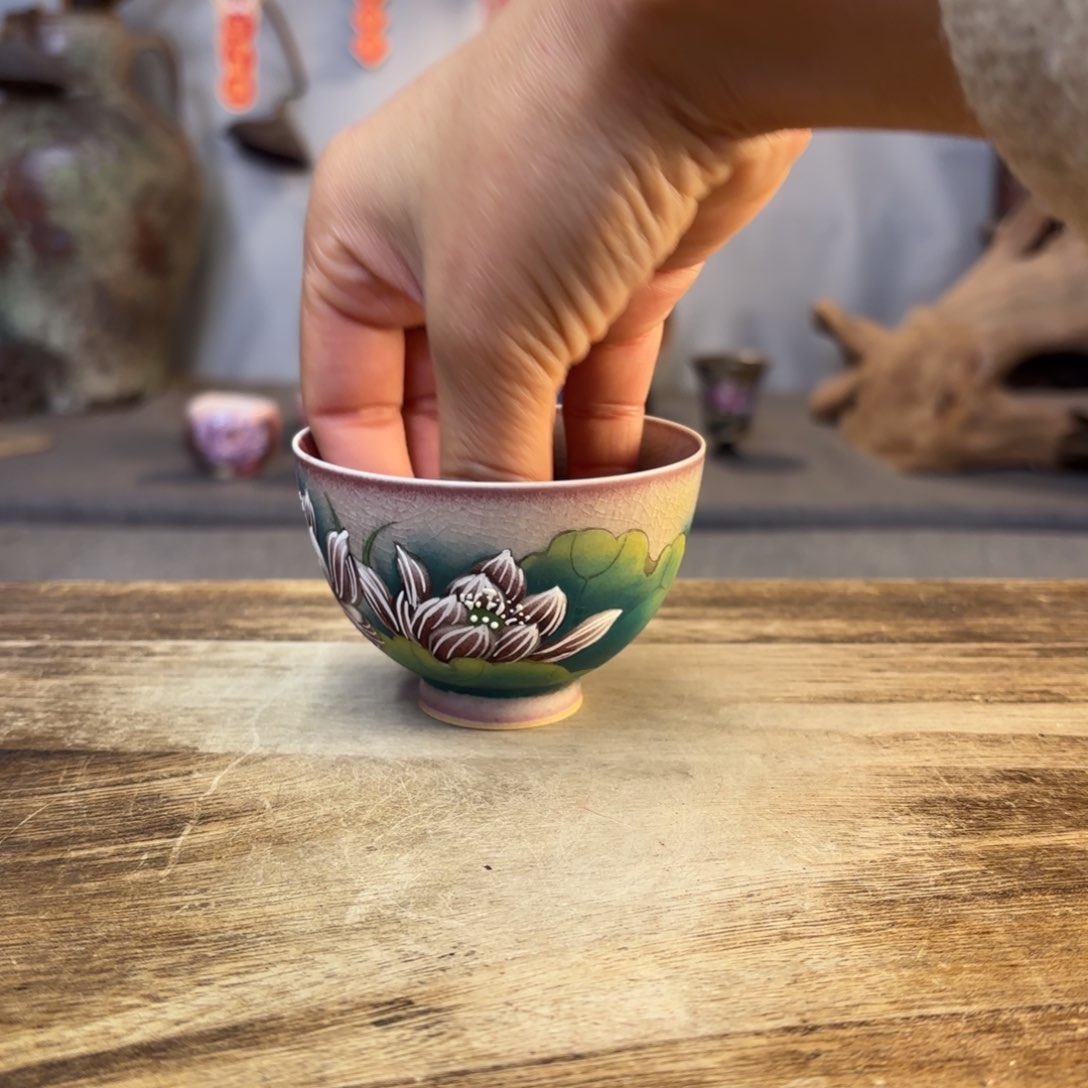景德镇纯手工制作陶瓷冰*