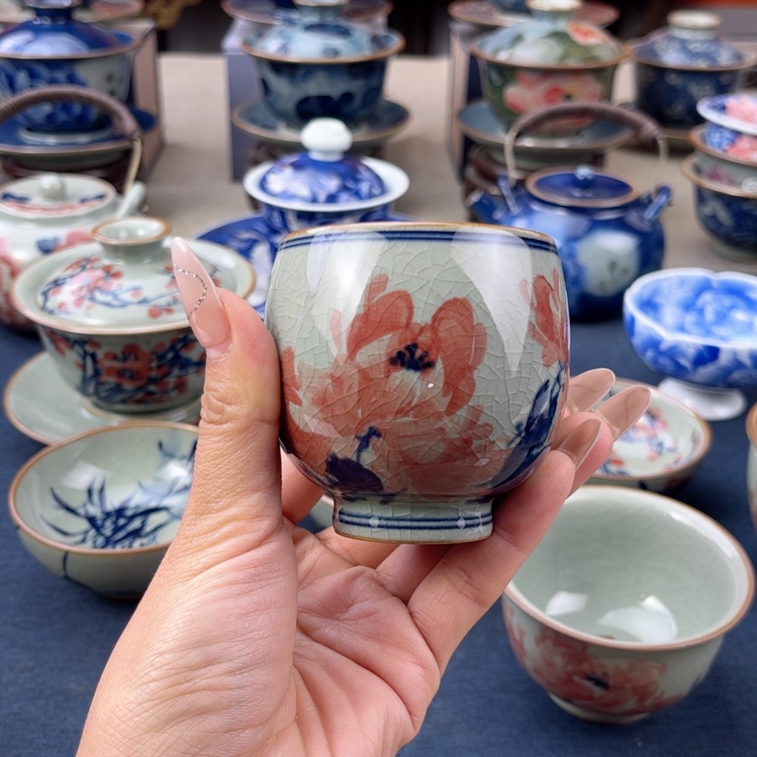 杯景德镇手绘手工茶具
