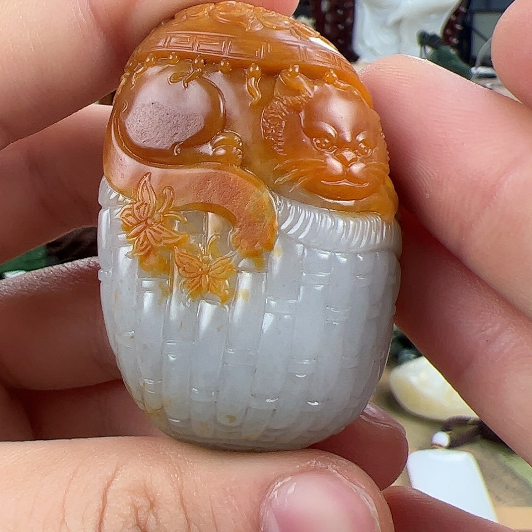 和田玉未镶嵌挂件