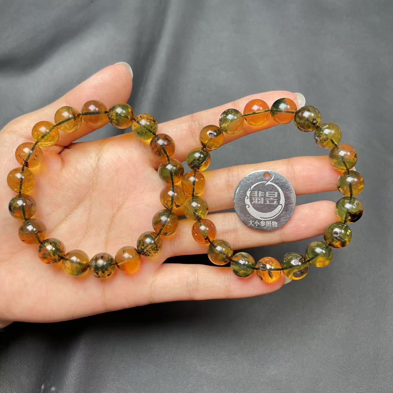 39425T14-4N5-琥珀手串-约卡9+/约18颗 -多样性/发一件
