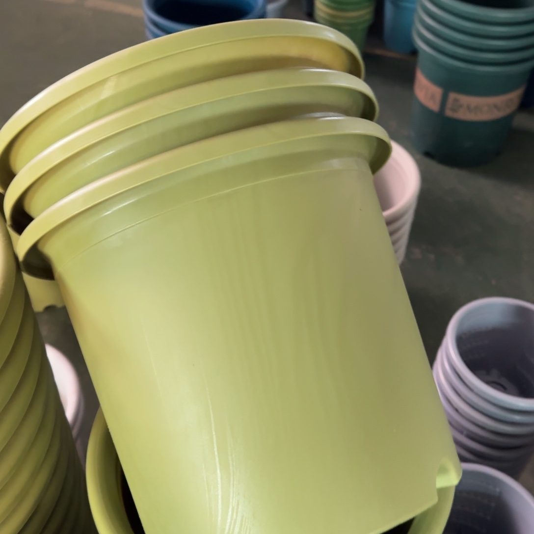 树脂四季盆6#无拖果绿微瑕7