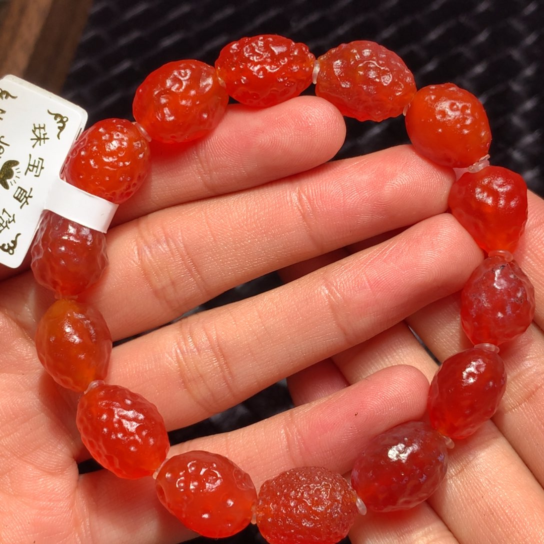 未镶嵌玛瑙/玉髓珠宝半成品