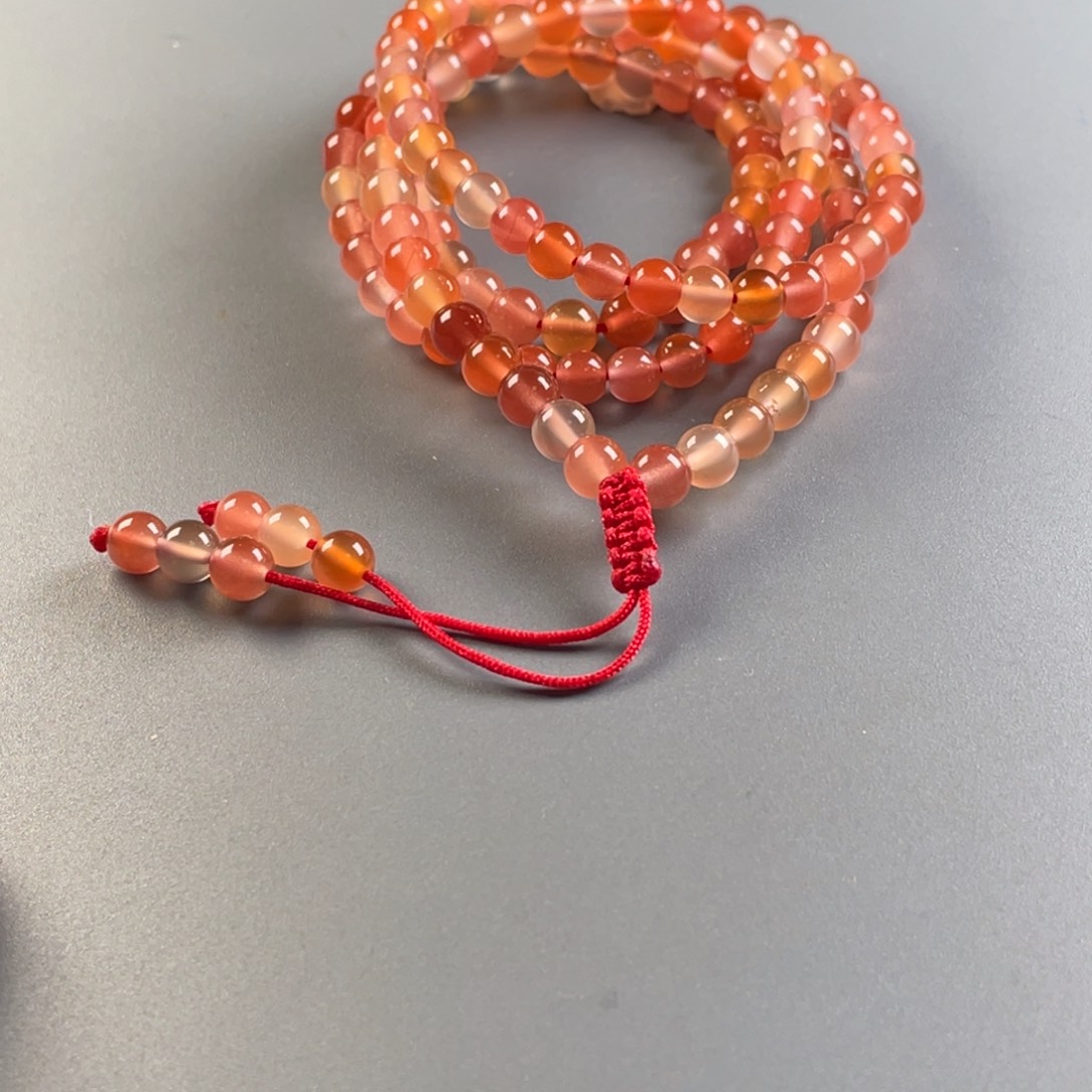 南红玛瑙未镶嵌保山天然原矿杨柳5mm多宝手串