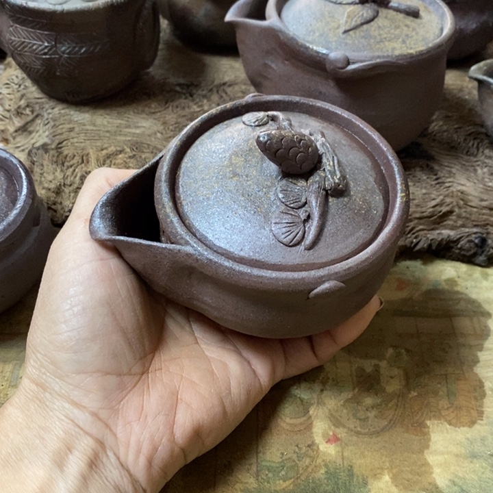 喵***兴全手工柴烧宝瓶徒弟作