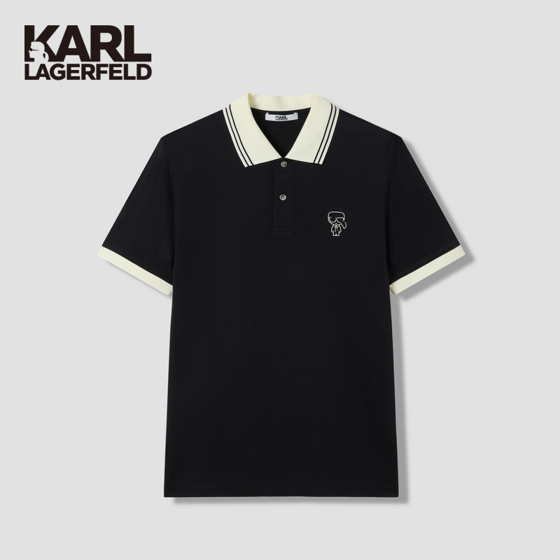 【官方男装】 KARL LAGERFELD卡尔拉格斐POLO衫1K1F30606152