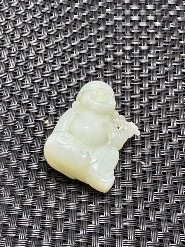 和田玉童子吊坠挂件