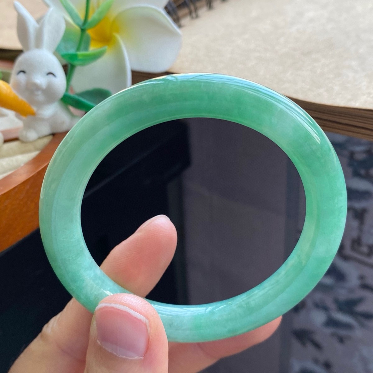 3.15批1863号手镯52.6-9.2腕间的青翠绿意！春意盎然！