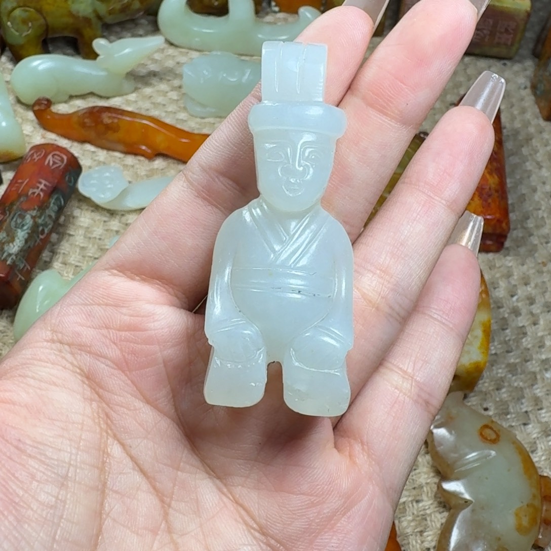 白玉菩提吊坠挂件
