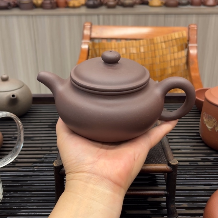 茶壶紫砂大仿古400高温老紫泥