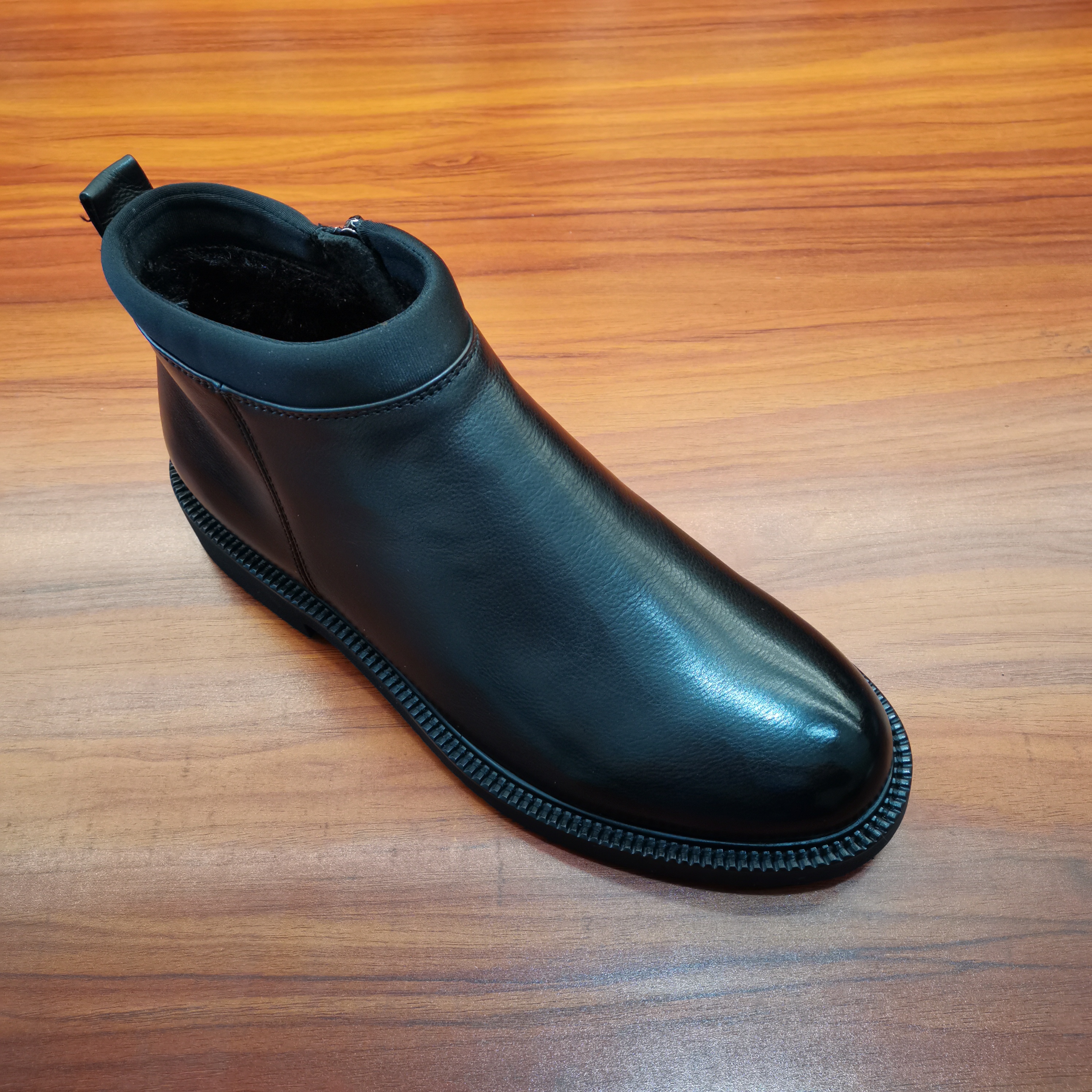 《内里加绒》广州冬季新款男士切尔西靴，头层胎牛皮制作0669-1003