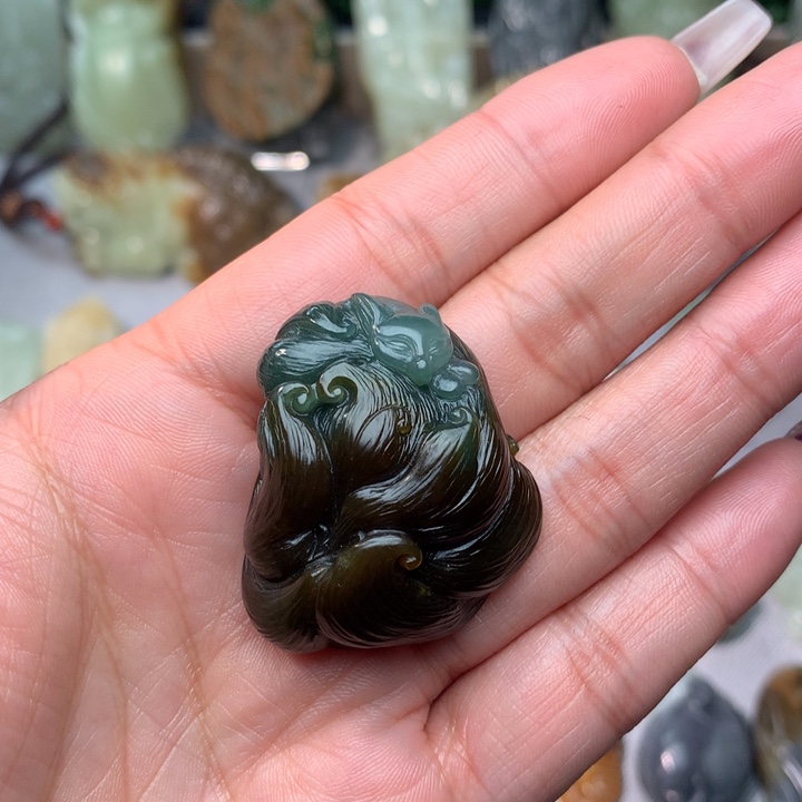 和田玉挂件未镶嵌