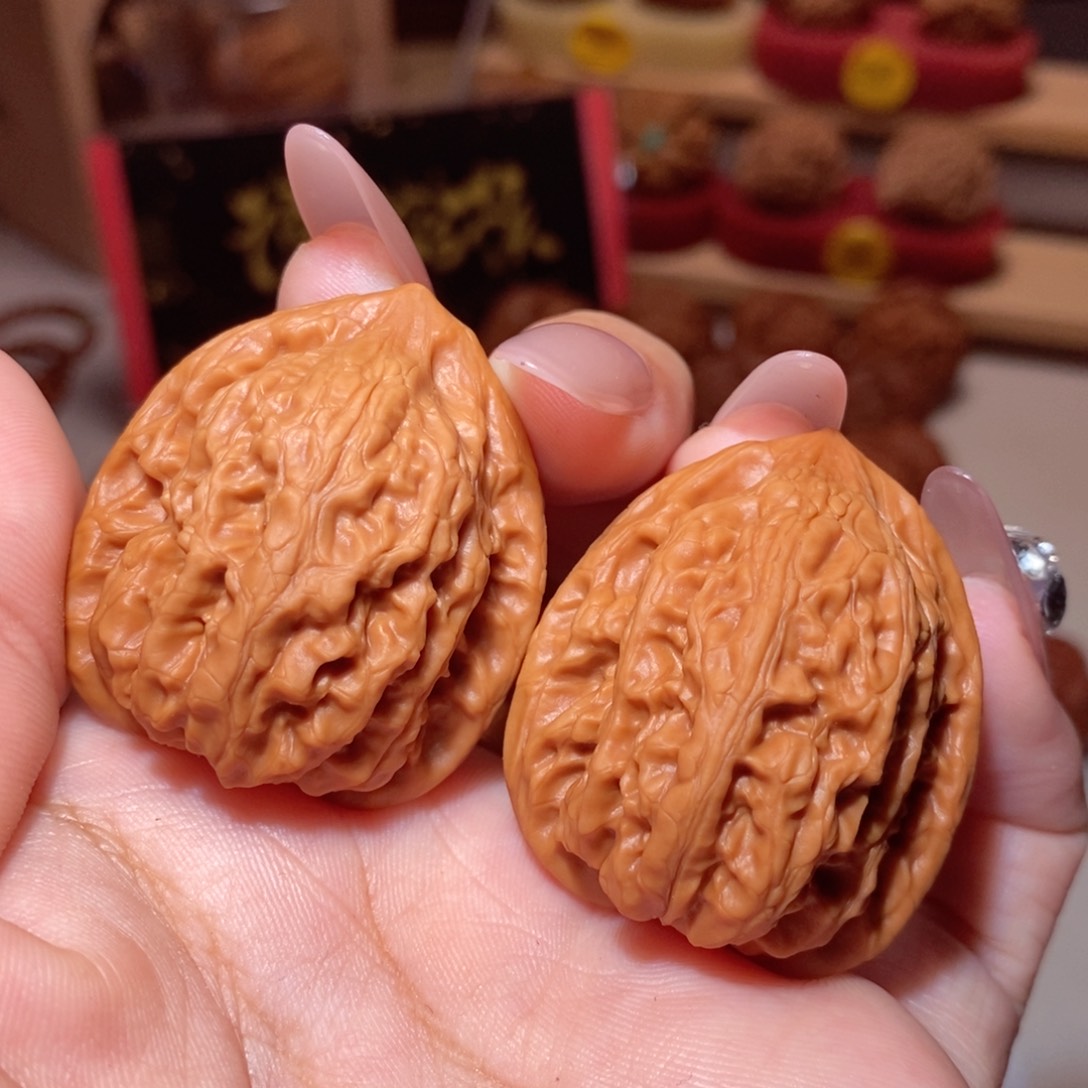 文玩核桃把件扶****灯野生无名