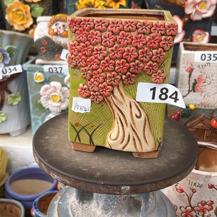 紫砂花盆粗陶材质多肉花盆