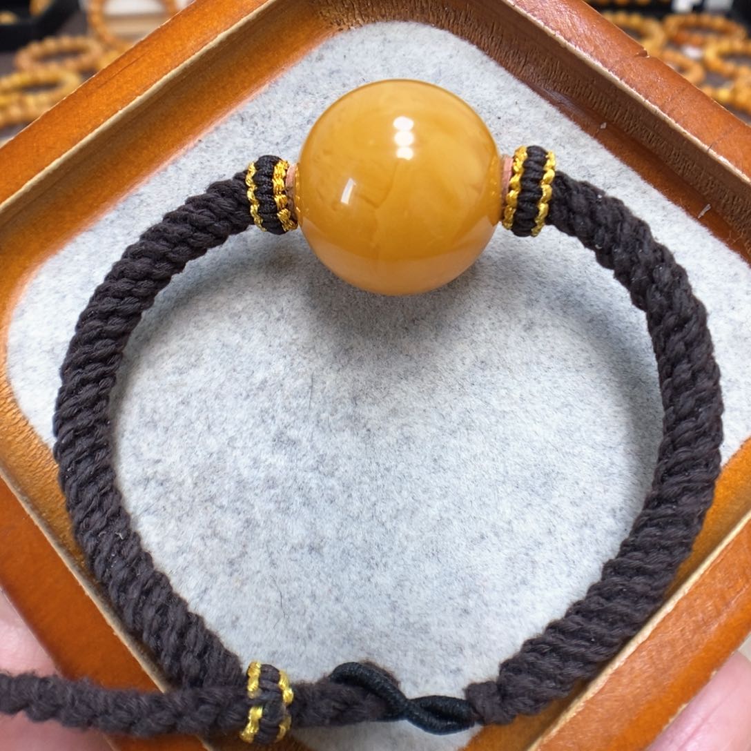 蜜蜡手绳未镶嵌蜜蜡