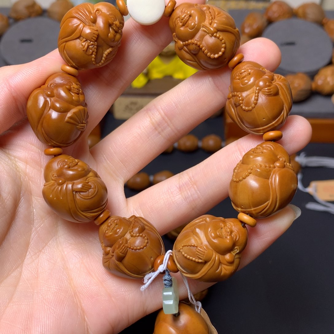 橄榄核手串/手链弥勒佛