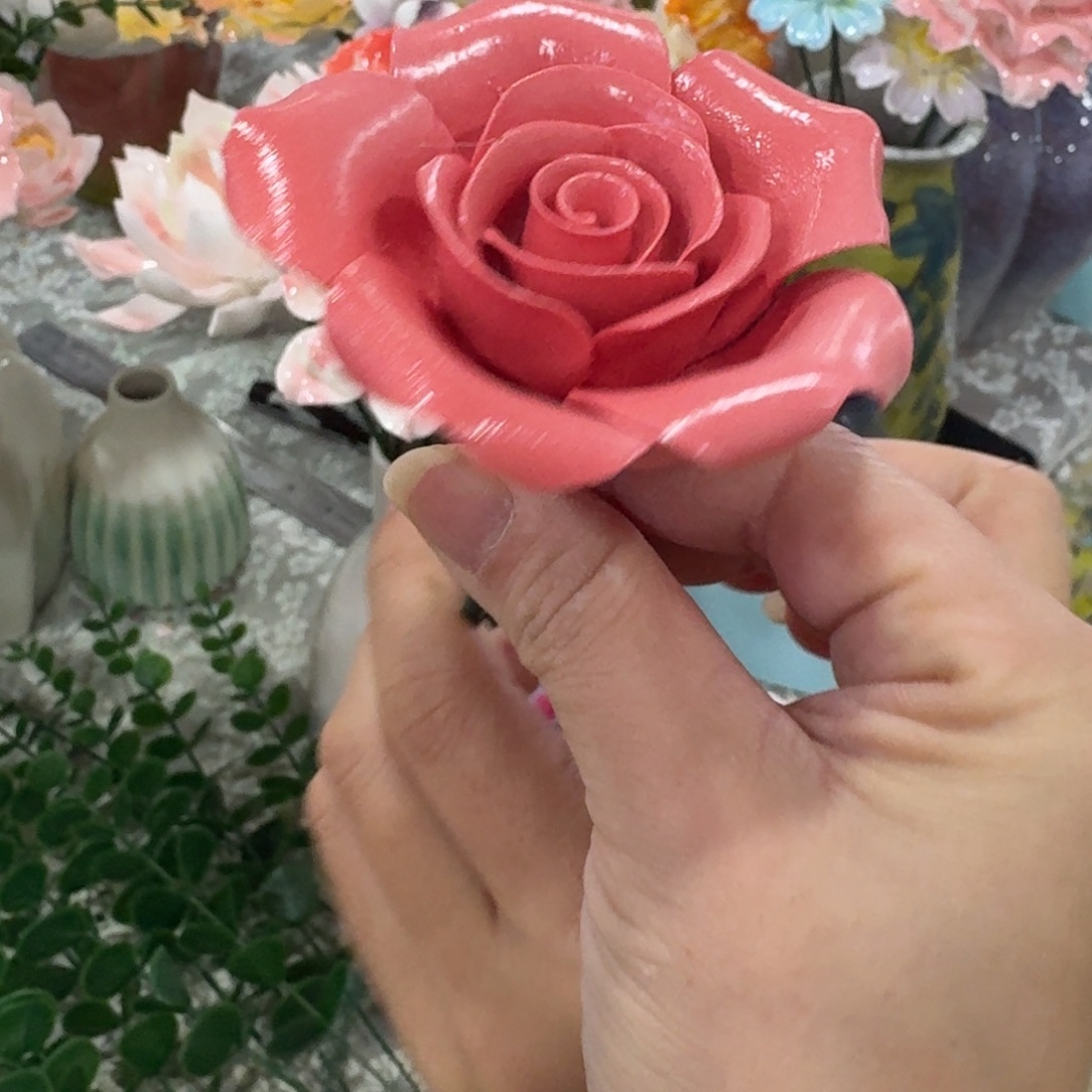 陶瓷花拍满20元发货，爱退款拉黑