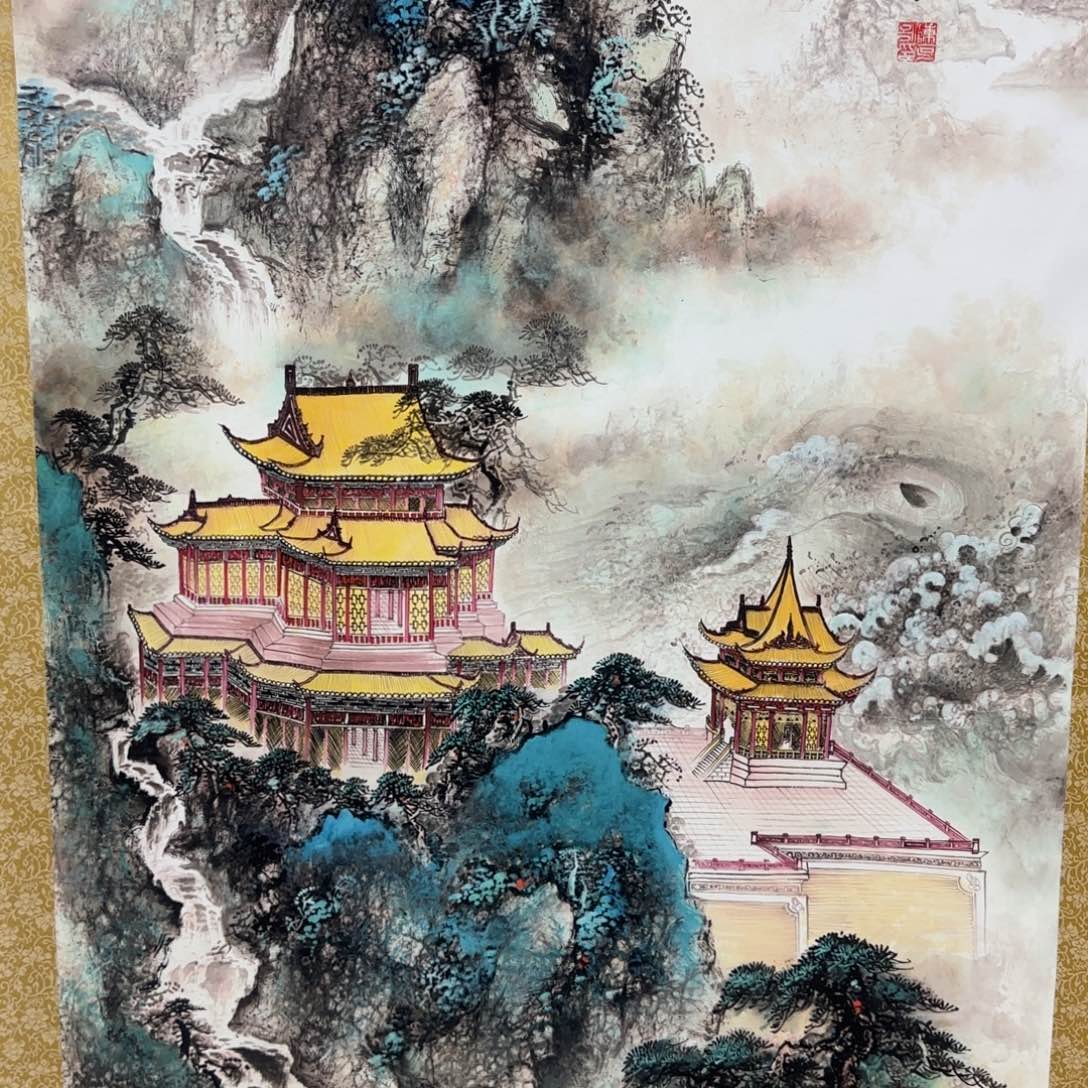 QA原创山水作品！带证书！限购一单 