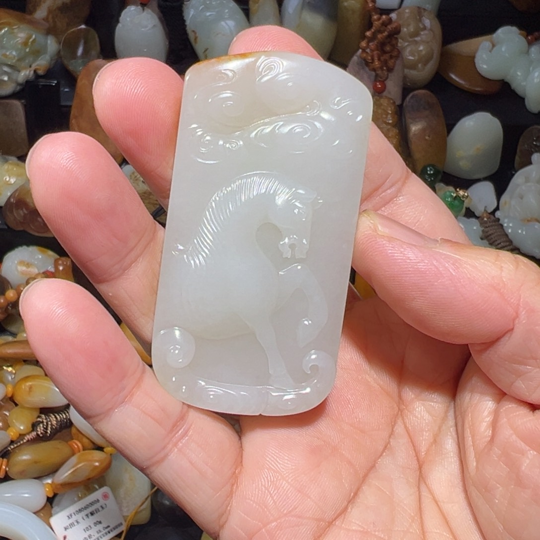 和田玉吊坠(不含链)未镶嵌胖****0