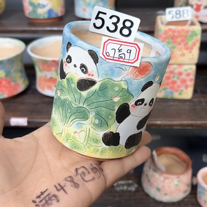 手工制作多肉花盆