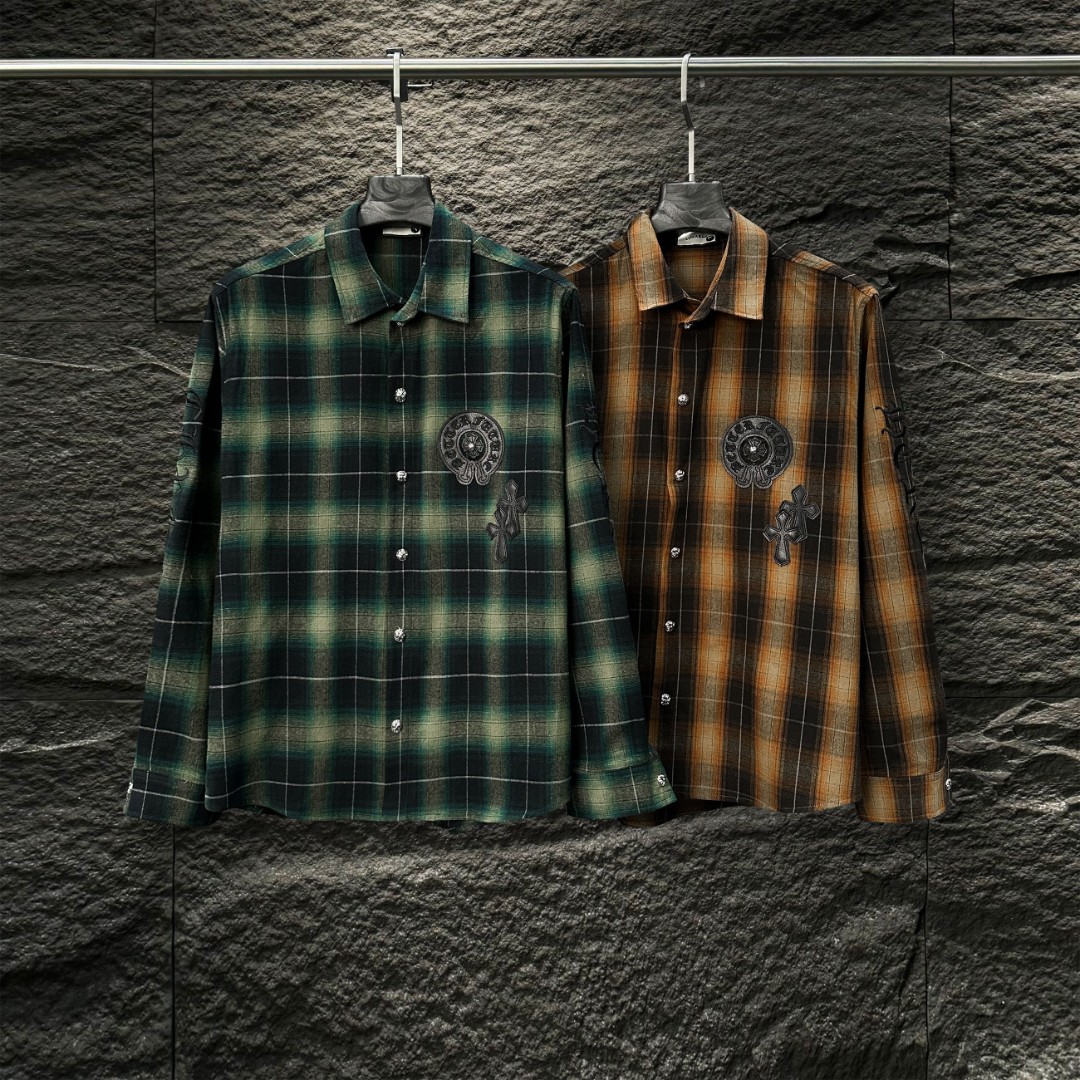 【威】K122男女同款时尚百搭潮流条纹衬衣