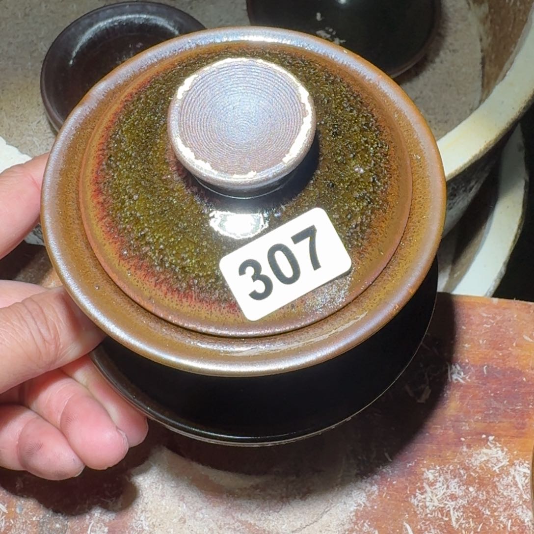 小雨茶盏，手工柴烧，人**人