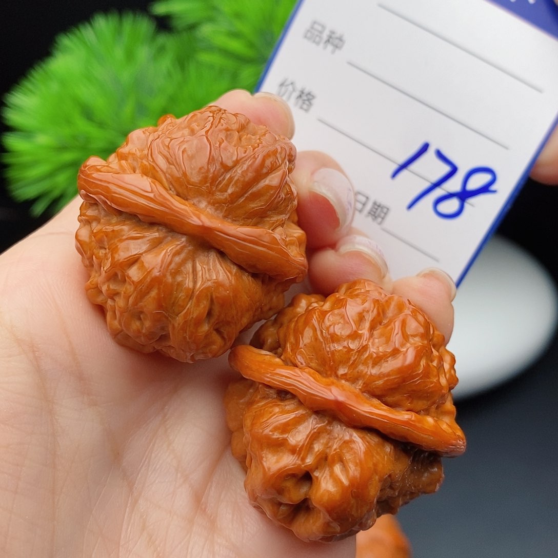 文玩核桃把件36蛤蟆头178