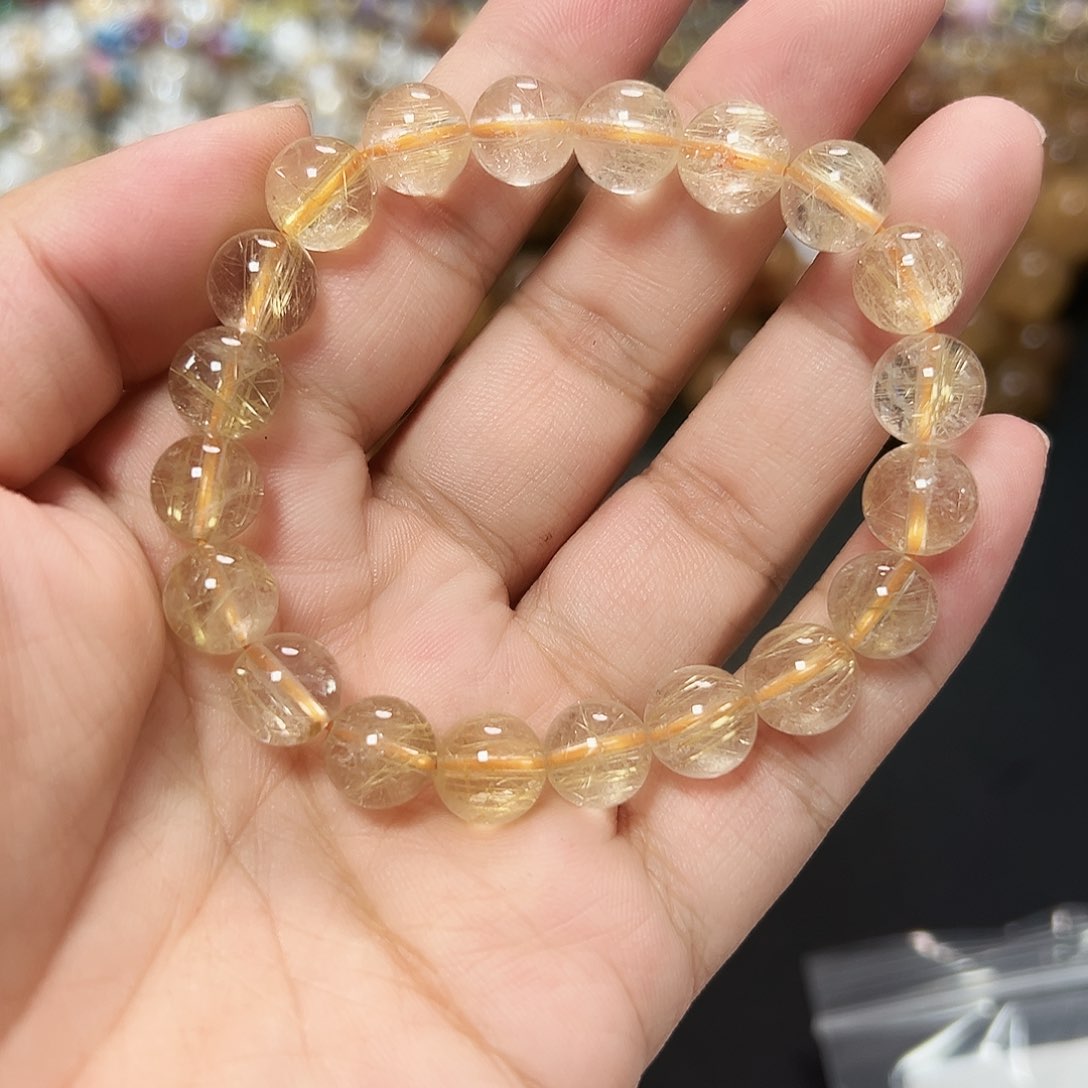 未镶嵌手链水晶金发晶201号