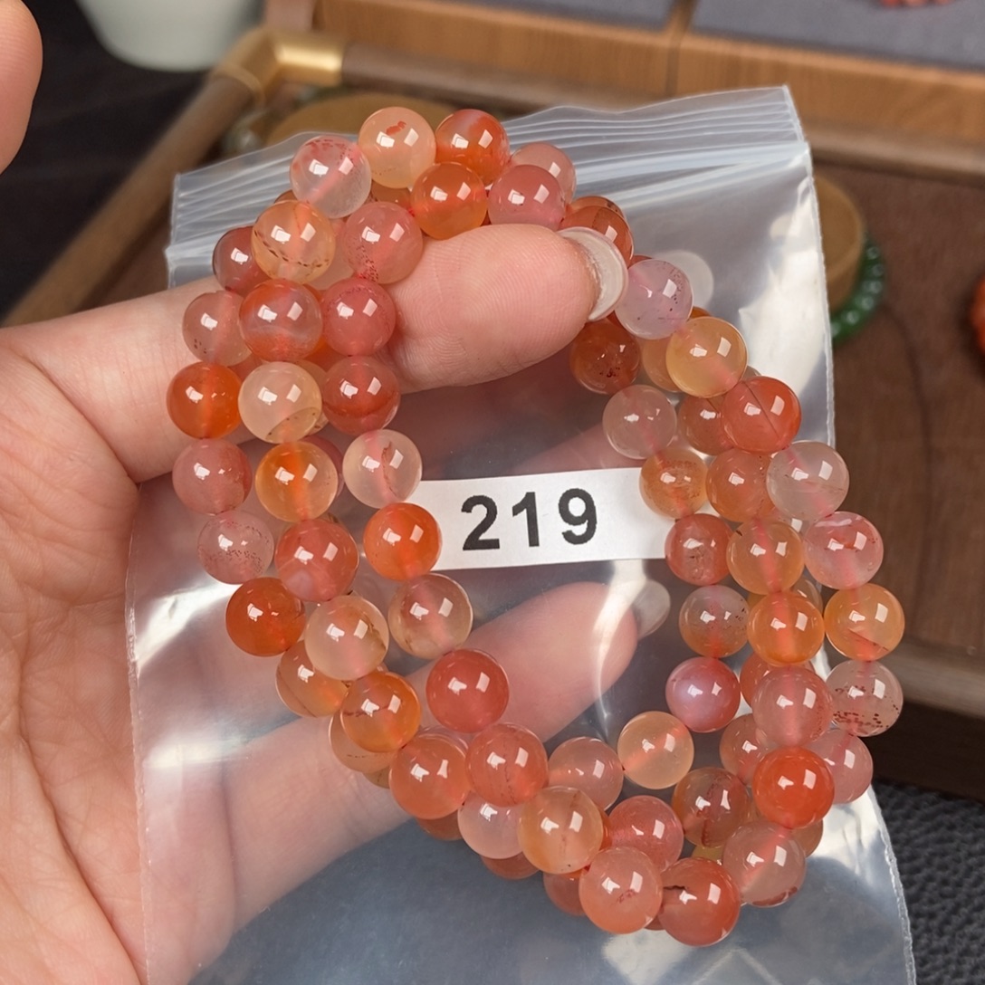 南红玛瑙未镶嵌手链