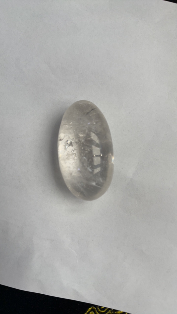 天然水晶白水晶手把件