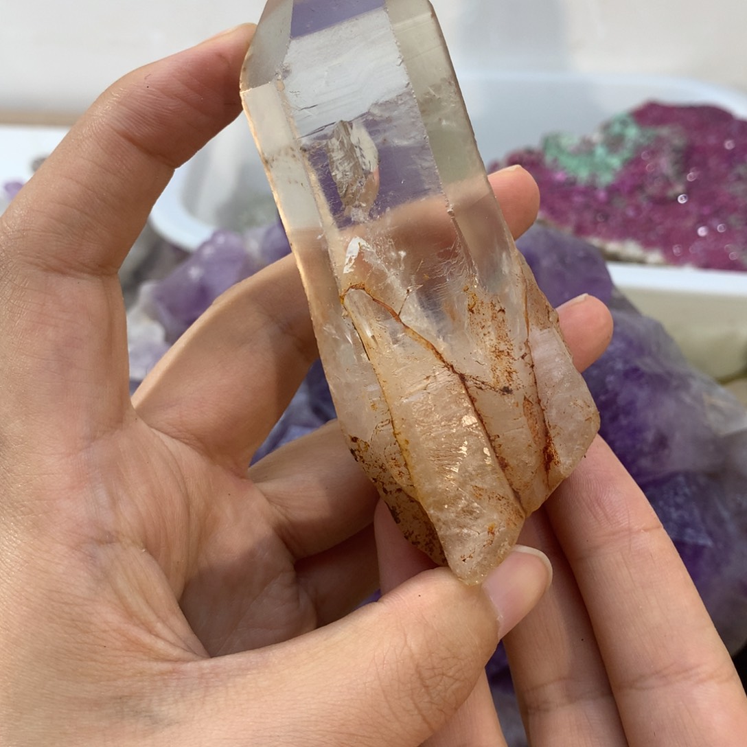 水晶珠宝半成品未镶嵌朝*天然