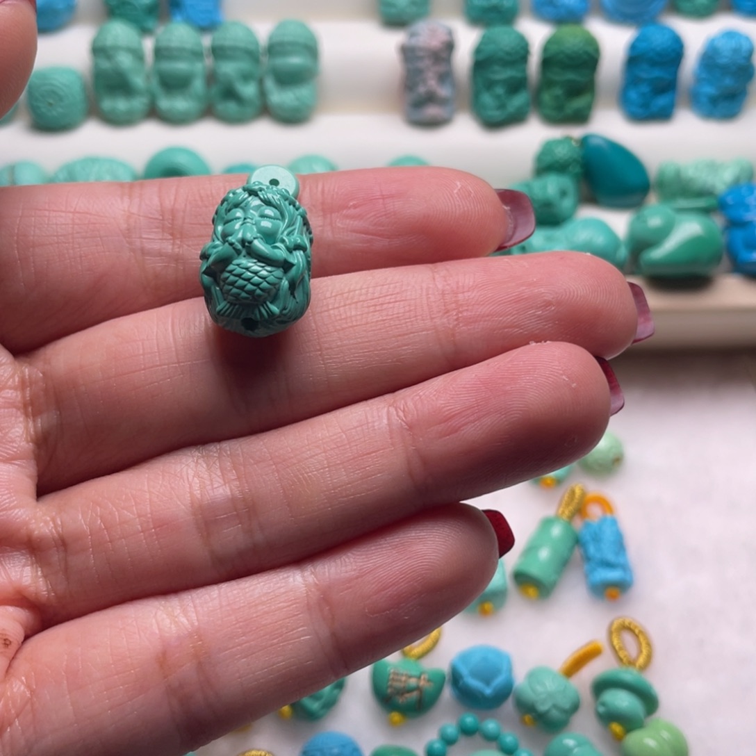 鑫****12*17.4绿色美人鱼