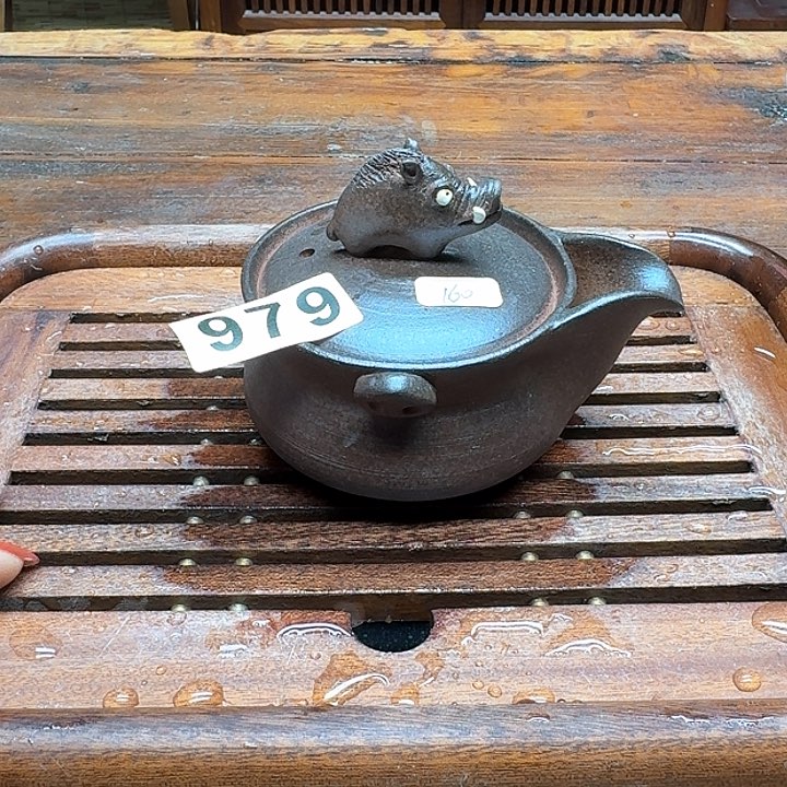 纯手工制作粗陶茶具