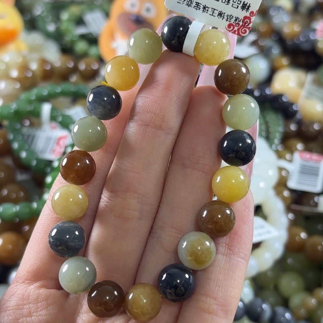 和田玉未镶嵌手链350