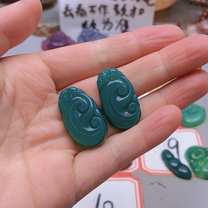 【闪购商品】未镶嵌玛瑙/玉髓珠宝半成品善*缘