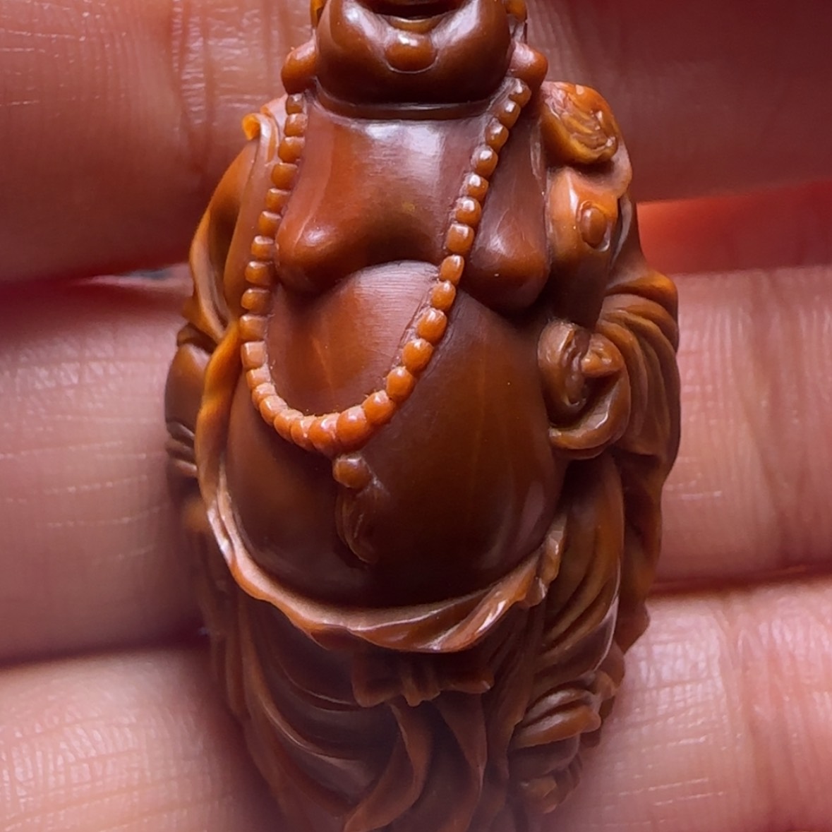 【闪购商品】橄榄核把件如意弥勒