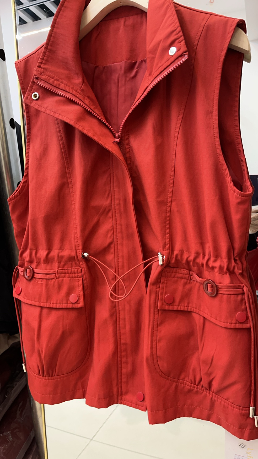 中年女装马甲背心外套宽松休闲妈妈春秋薄款马甲