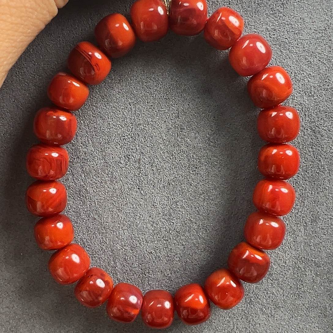 南红玛瑙手串未镶嵌
