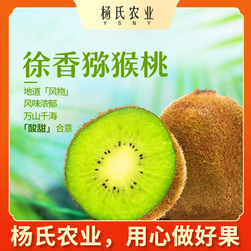 【正宗精品】陕西周至徐香猕猴桃奇异果新鲜水果皮薄多汁整箱发TG