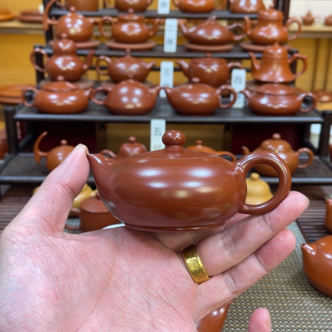 紫砂茶壶红凤雏120-140cc