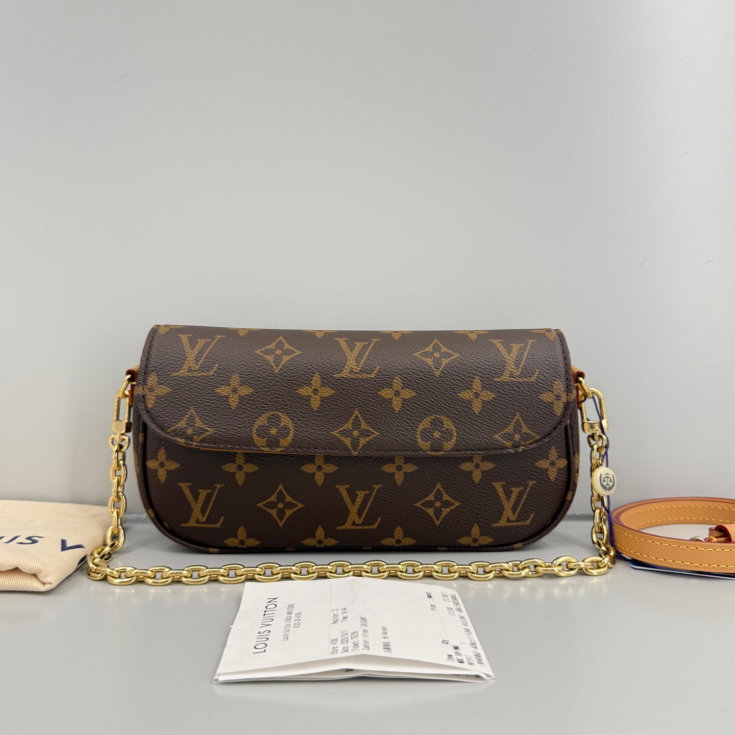 95新 LouisVuitton/路易威登 优选/Ivy老花法棍包芯片/25年10月票