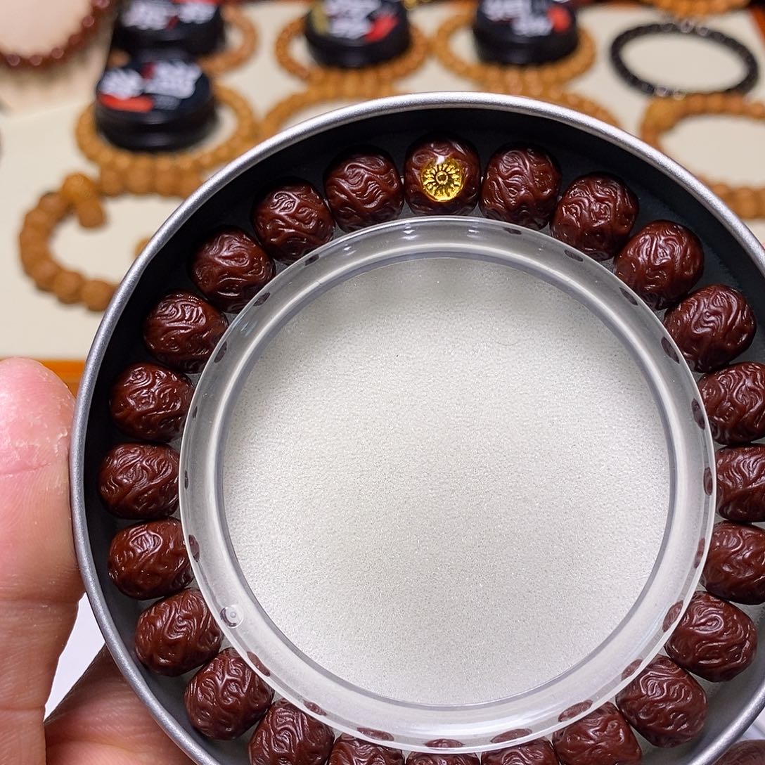 手串猴头核桃全品单标款机刷玄虎 尺寸11左右 龙岩料