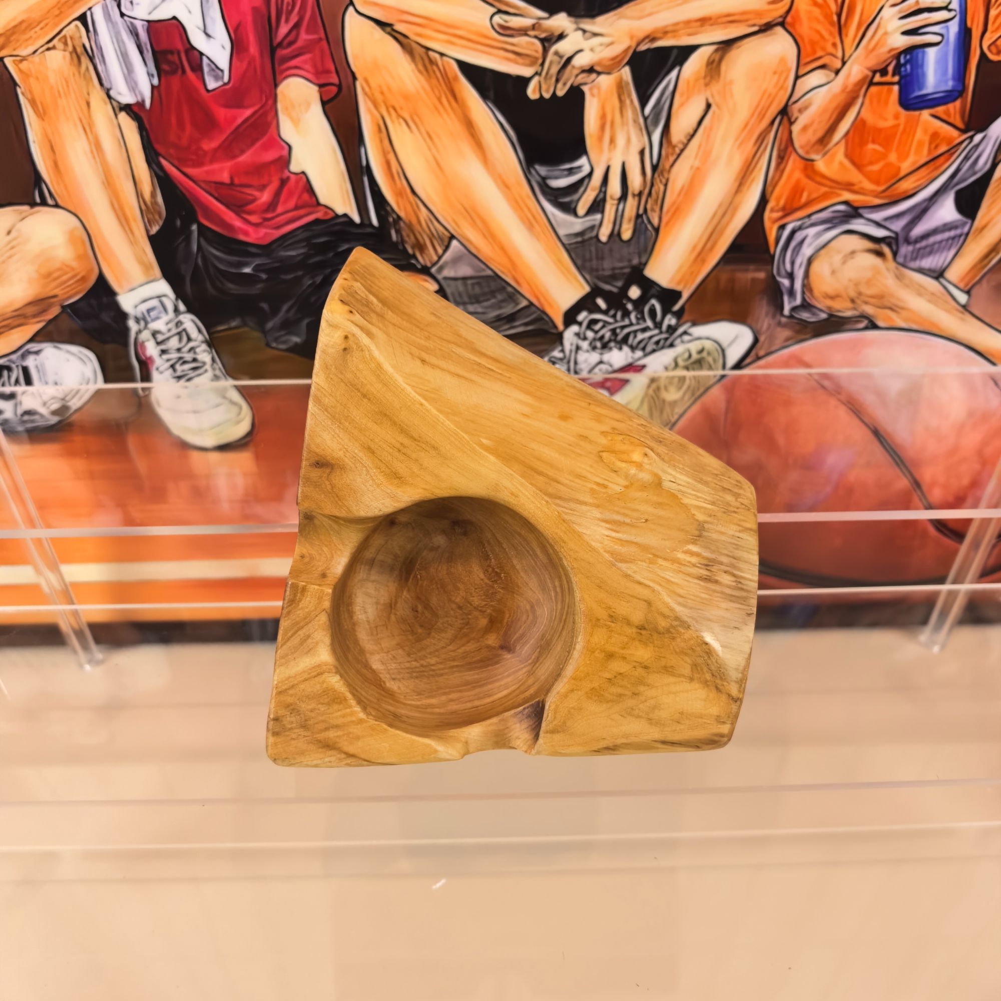 实木随型杉木烟灰缸