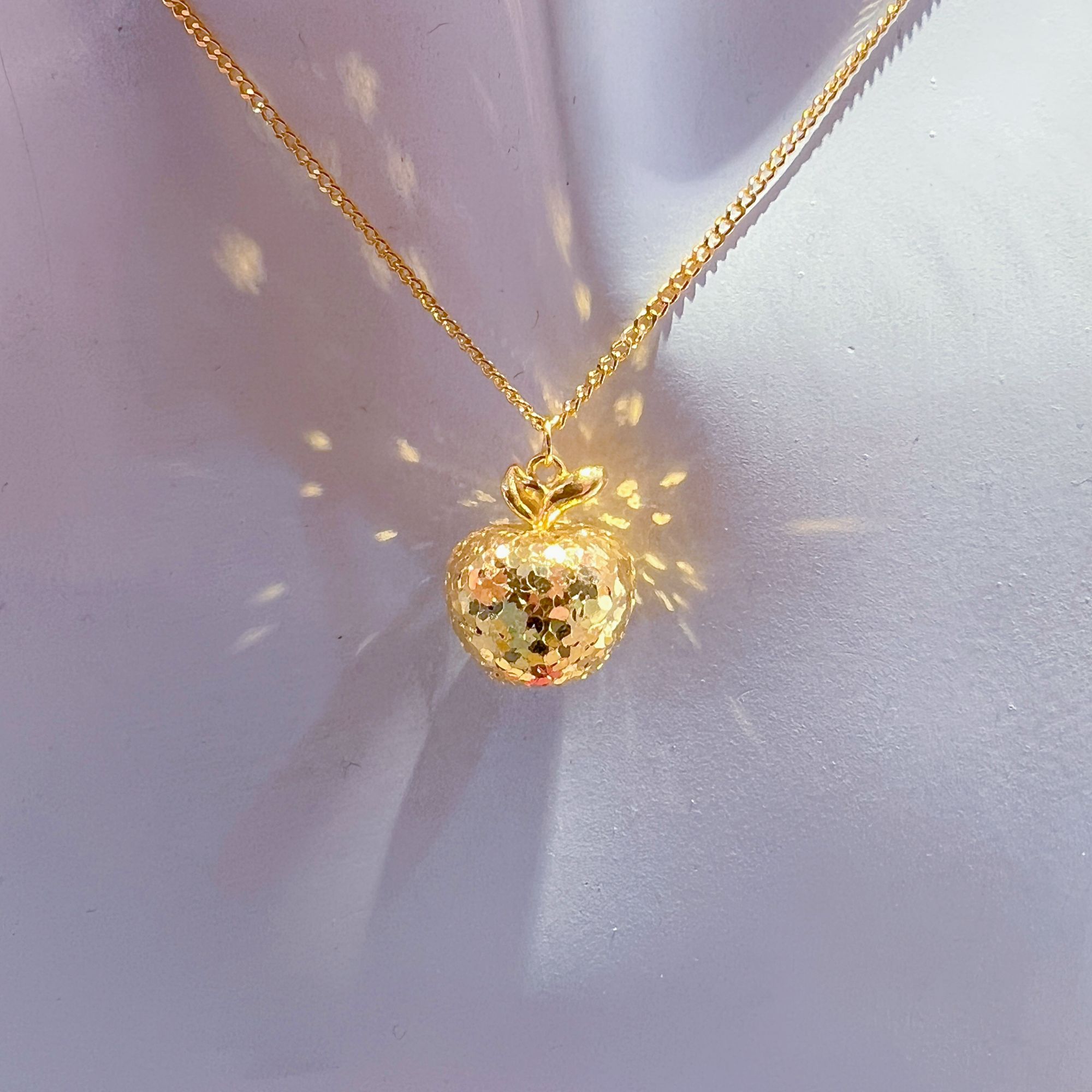 碎碎冰苹果平安果水贝柜台现货黄金足金999财富金条悦己好物T