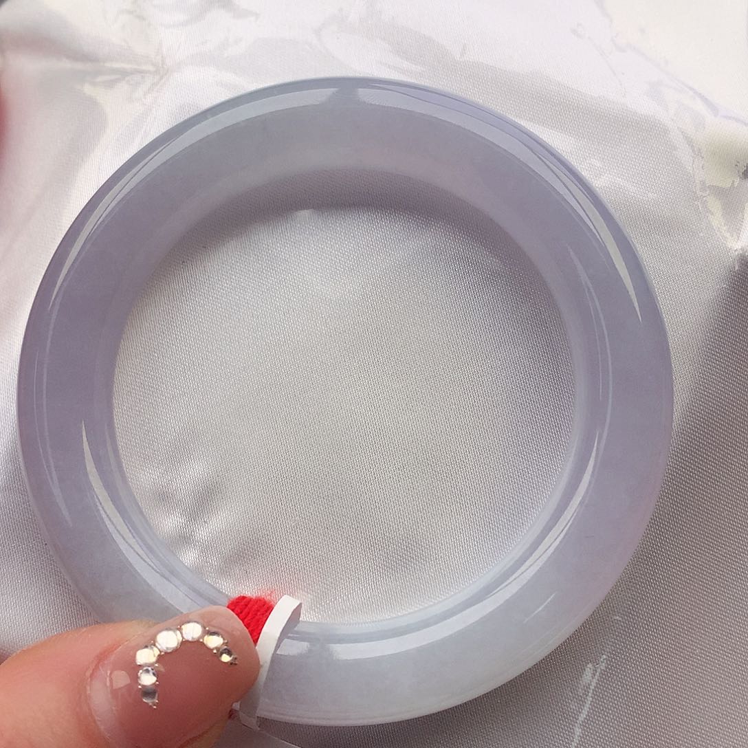 翡翠手镯未镶嵌天然翡翠55-56