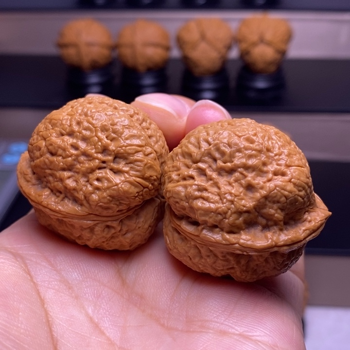 把件文玩核桃呱呱来财65