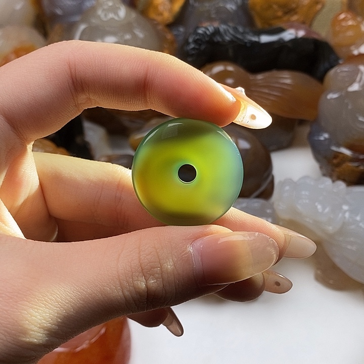 玛瑙/玉髓合金颈饰